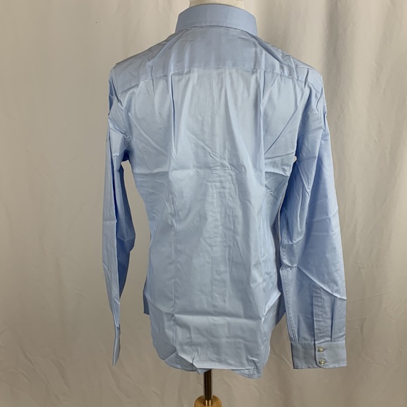 NWT Lands’ End Ruffle Front Long Sleeve Button Down Shirt - Picture 4 of 8